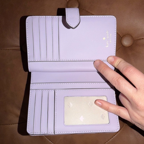 Kate Spade Light Purple Quilted Wallet - Picture 3 of 3